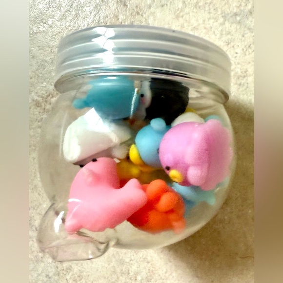 NWT Bundle of more than ten tiny erasers ocean theme - Picture 3 of 3